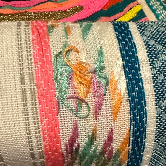 Colorful Embroidered Tote Bag - Picture 3 of 4